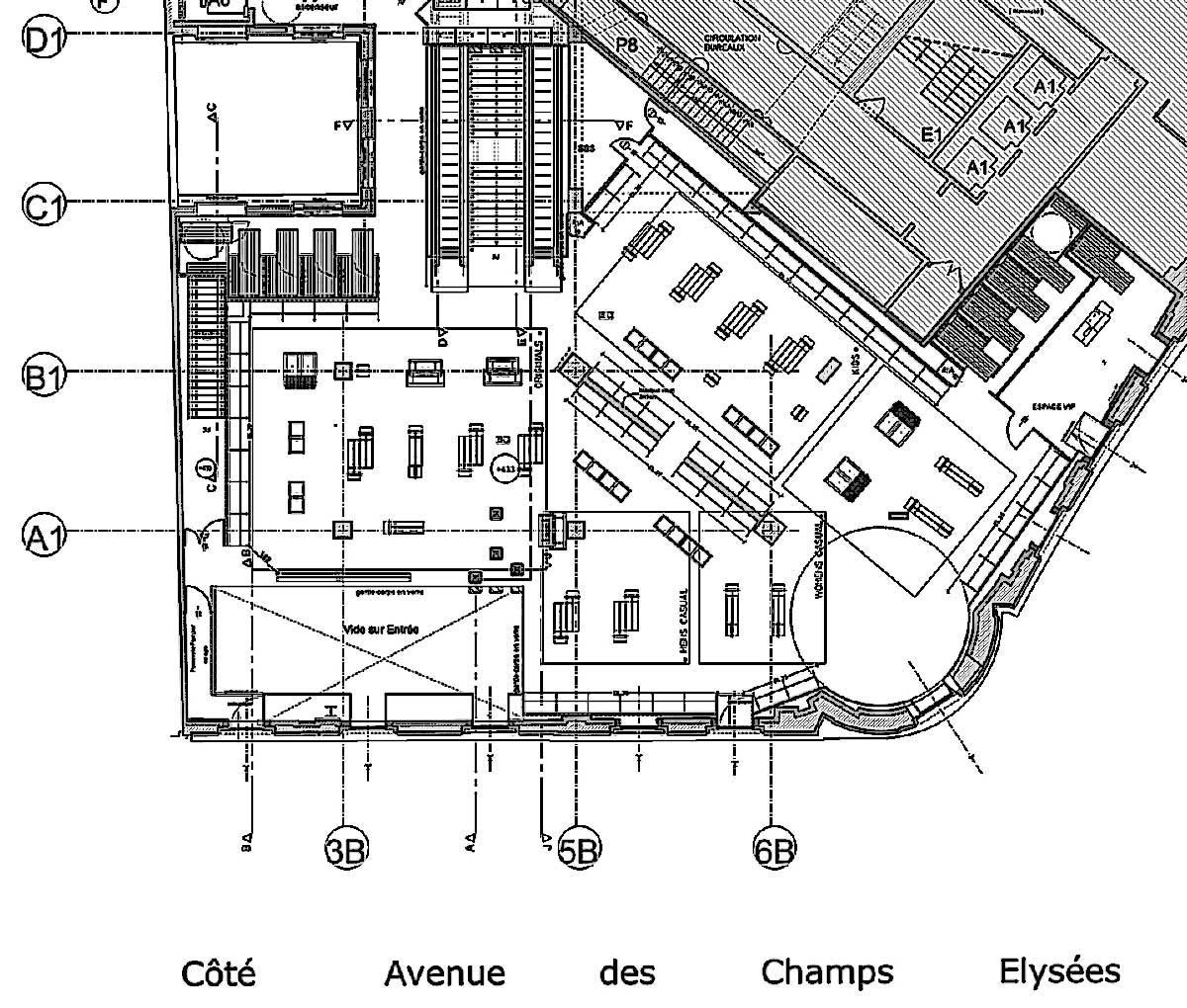 Amenagement d un Megastore Adidas Avenue des Champs Elysees a Paris 75 SCHWAB architectes